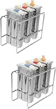 Amosfun Sets Stainless Steel Ice Block Molds Popsicle Molds Popsicles Pole Moulds