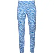 NWT Ladies IBKUL VENETIAN TILES DENIM Golf Ankle Pants -sizes 6 8 10 12 & 14