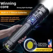 Super Bright Tactical Torch Outdoor Rechargeable Spotlight Flashlights Work lamp