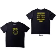 Nirvana Flower Sniffin T-Shirt Black New