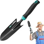 Heavy Duty Trowel Garden Tool | 4X Small Planting Shovel Set - Small Digging Transplant Rake for Succulent, Yard, Landscaping, Backpacking