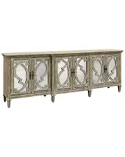 StyleCraft 6 Door Mirrored Front Cabinet