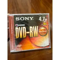 在飛比找蝦皮購物優惠-Sony DVD-RW 空白片 4.7G 2X 120分鐘 