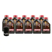 10L Motul 8100 ECO-CLEAN 0W-30 Wix XP Filter Motor Oil Change Kit API SN
