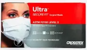 *50-Pieces* Crosstex Ultra Secure Fit Face Mask ASTM Level 3 Blue GCFCXUSF