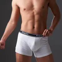 在飛比找PChome24h購物優惠-【Esquire】銀纖維男性平口內褲(白色三件組)
