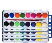 Water Color | Watercolor Paint Set | Kids Painting Kit | Watercolor Paint Palette | Classroom Watercolor Set | Portable Watercolor Paint Set For Kids Classroom And Adults 5x Multi-color Watercolor Art