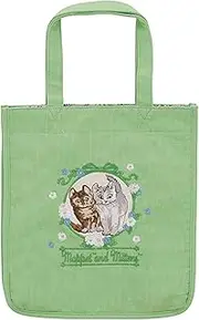 Marushin 5705002800 Mini Bag, Peter Rabbit Simple Flower Green Lunch Bag, Mother's Day, Birthday, Gift, Gift