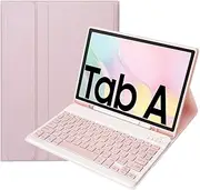 Keyboard Cover Folio Case with Detachable Bluetooth Keyboard for Samsung Galaxy Tab A7 10.4" (2020/2022) SM-T500/T505/T509