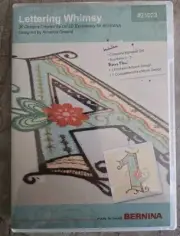 OESD FOR BERNINA EMBROIDERY CD #21023CD LETTERING WHIMSY Sealed