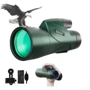 Monocular Telescope，10x50 HD Monoculars for Adults High Powered with Phone Ad...
