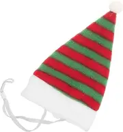 ERINGOGO Christmas Pet Hat for Dogs and Cats Lightweight Holiday Cosplay Accessories Festive and Striped and Puppies for Christmas Celebrations