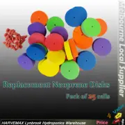25 Colored Collar Replacement Clone Neoprene Disks Fo Seahawk Cloning Station