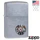 【美國 Zippo】世界經典品牌 Zippo Button Logo 按鈕徽標防風打火機.鉻色/彩色圖像/美國製造.原廠終身保修/29872