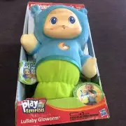 Playskool Play Favorites Lullaby Gloworm Boy NEW 2012 Requires 3 AA batteries.