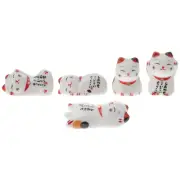 5 Pcs Chopstick Rest Random Style Chopsticks Holder Cartoon