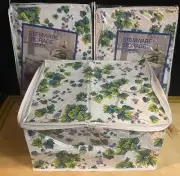 Green Ivy STEMWARE STORAGE CHEST 16” L x 12.5” W x 9” H, Style# WSC-92PL Taiwan