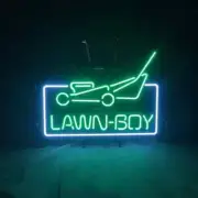 Lawn-boy 17"x14" Neon Sign Lamp Light Bar Club Party Shop Show Garage Decor ZM