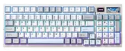 YUNZII IF99 QMK/VIA RGB Wireless Mechanical White Keyboard - Cocoa Cream V2 Switch [KBYZIF99WHCC]