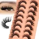 Mink Lashes Cat Eye Lashes Fox Eye False Eyelashes Lashes Natural 6D D Fluffy