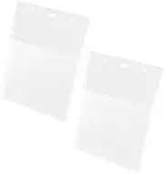 GRIRIW 2pcs Wall File Organizer Office Organizer Wall Mount File Holder Magazine Holder Document