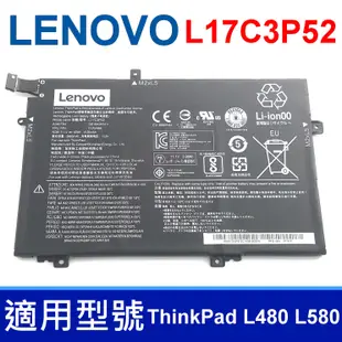LENOVO L17C3P52 3芯 原廠電池ThinkPad L480 L580 01AV466 SB10K97613