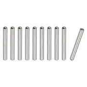 8x70mm Dowel Pins, 10pcs Round Head Flat Chamfered End Dowel Pin