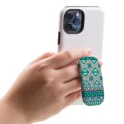 Kickstand Grip AddOn, Universal Phone Holder, Bohemian Pattern