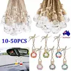 Car Hanging Diffuser Air Freshener Perfume Empty Glass Bottle Ornament Dec Bulk.