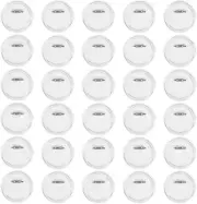 3.15 Inch Clear Button Badge with Pin,30 Pack Acrylic Design DIY Button Pins Kit