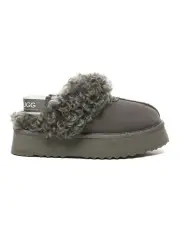 [UGG Australian Shepherd] Waffle Curly Platform in Grey