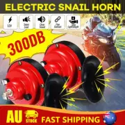 2PC Electric Train Horn for Boating Safety Motorcycles Truck Loud Air Snail Horn