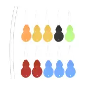 Beading Needle Set Needle Threader Threading with Beaded Steel Wire