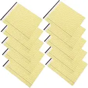 GETAJGHSD Note Pads Set Legal Size 10 Pcs Perforated Memo Pads Wide Ruled Notebook Great for Office School