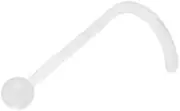 [BodyJewelryOnline] Clear Acrylic Nose Screw Retainer 18 Gauge