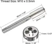 M11×1.5 HSS Metric Tap And Die Set,Thread Tap + Round Die Right Hand HSS Taper