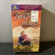 Dances With Wolves (VHS, 1999, Contemporary Classics) Kevin Costner NEW SEALED