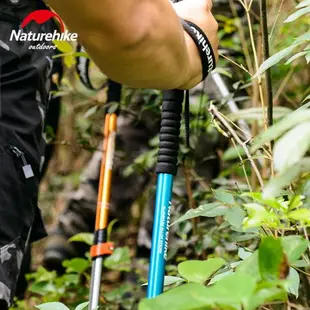 Naturehike挪客戶外兒童登山杖成人徒步手杖超輕外鎖伸縮爬山登山杖【摩可美家】