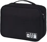 AIMALL Portable Cable Organizer Bag Charger USB Electronic Accessories Storage Travel Case T Tersely Travel Gadget Cables Organizer Bag
