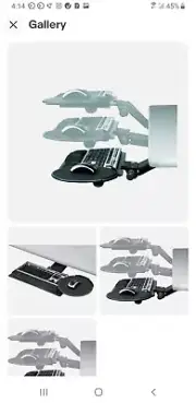 Fellowes 8029801 Professional Series Sit/Stand Keyboard Tray
