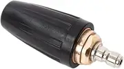 FGDCHNJ 5000PSI Turbo Nozzle 1/4" Quick Connect for Pressure Washer 360 Degree Rotating Turbo Head Spray Nozzle Copper Material Black