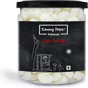 Tummy Pops | Lichi Pop Popping Candy | Litchi Toffee Chocolate Packet - 300 GM Jar