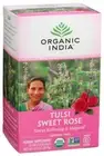 Organic India Tulsi Tea Sweet Rose 18 Tea Bags