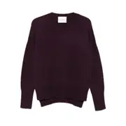 [Lisa Yang] Lisa Yang Round-neck Cashmere Sweater II NUMERIC PURPLE