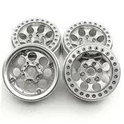 4PCS Metal 1.9" Beadlock Crawler Wheels Rims Set for RC 1/10 Crawler Truck