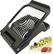 Egg Slicer for Hard Boiled Eggs Heavy Duty, Egg Cutter for Soft Fruit Food Mushroom Black