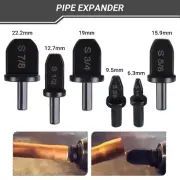 1/4 - 7/8 in PIPE TUBE SWAGE BIT SWAGING EXPANDER TOOL COPPER TUBING Flare Spin