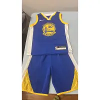 在飛比找蝦皮購物優惠-NBA勇士隊Curry兒童L球衣M號褲子