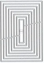 DzIxY Rectangle Lace Metal Cutting Dies for Card Making Kit Embossing Paper Die Cuts Scrapbook Machine Stencils Storage Pockets Supplies