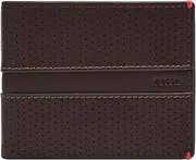 [FOSSIL] Men's Brown Leather Sport Tourer Wallet